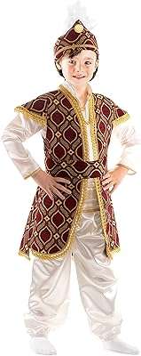 زي تاريخي (سلطان) للاطفال. Découvrez DIAYTAR COTE D'IVOIRE  - votre guichet unique pour des achats discount en ligne. Que vous recherchiez des produits électroménagers, des gadgets high-tech ou des vêtements tendance, notre boutique généraliste propose une large gamme d'articles à prix réduits pour tous les budgets. Ne manquez pas les bonnes affaires chez DIAYTAR COTE D'IVOIRE  !