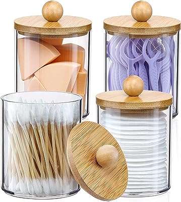 Porte pot de bain mahmer qtip pots d'apothicaire support pour boules de coton en acrylique. Explorez DIAYTAR COTE D'IVOIRE  et économisez gros sur une variété de produits pour la maison, y compris des appareils électroménagers dernier cri, des gadgets innovants et des articles à la mode, à des tarifs imbattables.