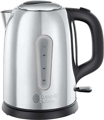 Bouilloire électrique russell hobbs 23760 coniston en acier inoxydable argent 'garantie. À la recherche de bons plans ? DIAYTAR COTE D'IVOIRE  est là pour vous ! Explorez notre sélection discount de produits pour la maison, l'électroménager et l'informatique, ainsi que des vêtements à la mode et des gadgets abordables. Des économies garanties sur tous vos achats en ligne !