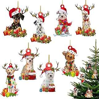 8 pièces décorations d'arbre de noël pour chien imperméables drôles les amoureux des chiens. Bienvenue sur DIAYTAR COTE D'IVOIRE, votre source incontournable pour des achats malins en ligne. Explorez notre sélection diversifiée de produits discount, qui comprend tout, des indispensables quotidiens aux derniers gadgets technologiques. Profitez de nos prix imbattables et réalisez des économies dès aujourd'hui !