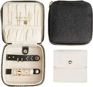 Ensemble minimaliste petite boîte à bijoux | petite organisateur de voyage en cuir. DIAYTAR COTE D'IVOIRE  - Votre guichet unique pour des achats discount en ligne. Découvrez notre catalogue diversifié regorgeant de produits pour la maison, l'électroménager, l'informatique, la mode et les gadgets, le tout à des prix avantageux. Naviguez facilement sur notre site convivial et trouvez les meilleures offres pour vos besoins du quotidien.