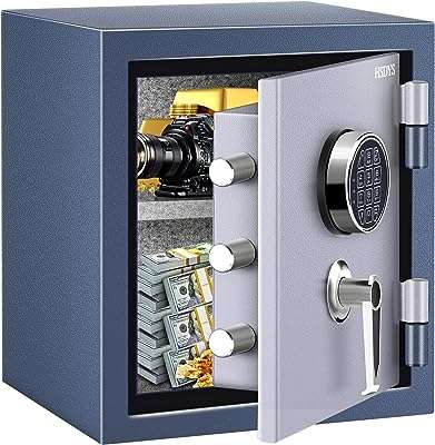 Hsdys coffre fort ignifuge 10 pieds cubes coffre fort de sécurité avec clavier numérique et serrure. Découvrez DIAYTAR COTE D'IVOIRE, votre boutique en ligne incontournable pour des affaires discount. Profitez de nos multiples catégories allant des articles pour la maison aux gadgets dernier cri, en passant par la mode à petits prix. Faites-vous plaisir sans vous ruiner avec notre sélection variée !