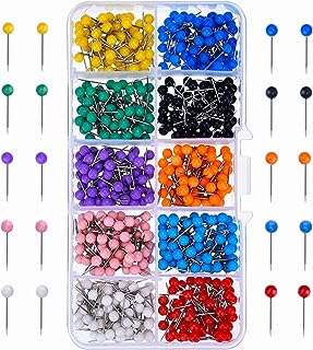 500 pièces d'épingles de carte multicolores 1 8" avec têtes rondes en plastique et aiguille. DIAYTAR COTE D'IVOIRE  - La boutique en ligne où qualité et discount se rencontrent. Parcourez notre vaste catalogue et trouvez tout ce dont vous avez besoin, de l'électroménager moderne à la dernière mode tendance. Ne sacrifiez pas votre budget pour obtenir des produits de qualité !