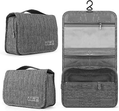 Trousse de toilette de voyage à suspendre organisateur de trousse de maquillage pour hommes et femmes. DIAYTAR COTE D'IVOIRE  : votre destination en ligne pour des achats discount en toute facilité. Explorez notre vaste sélection de produits comprenant des articles pour la maison, des appareils électroniques, des vêtements à la mode et bien plus encore. Profitez des meilleurs prix et faites de bonnes affaires chez DIAYTAR COTE D'IVOIRE  !