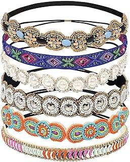 6 pièces bandeaux élastiques en strass pour femmes faits à la main. Maximisez votre budget chez DIAYTAR COTE D'IVOIRE, votre destination en ligne pour des affaires imbattables. Nous vous offrons une gamme complète de produits discount, allant des articles de la maison à l'électroménager, de l'informatique à la mode. Faites des économies sans compromettre la qualité avec DIAYTAR COTE D'IVOIRE !