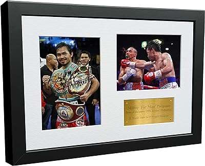 Affiche photo signée manny pacquiao 12 x 8 a4 cadre cadeau de boxe. Faites un bond dans le monde des bonnes affaires avec DIAYTAR COTE D'IVOIRE  ! Découvrez notre boutique en ligne généraliste où vous trouverez tout ce dont vous avez besoin, de la maison à l'électroménager, de l'informatique à la mode, et même les derniers gadgets. Ne sacrifiez pas votre budget pour vous faire plaisir, optez pour nos produits discount de qualité.