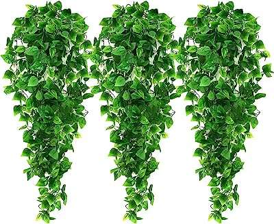 Ageumette 3 pièces plantes artificielles suspendues fausse vigne de lierre 35. Faites des économies en un clic avec DIAYTAR COTE D'IVOIRE  - votre guichet unique pour tous vos besoins en produits discount. Explorez notre sélection diversifiée, allant de l'informatique à l'électroménager, et obtenez les articles dont vous avez besoin sans vous ruiner.