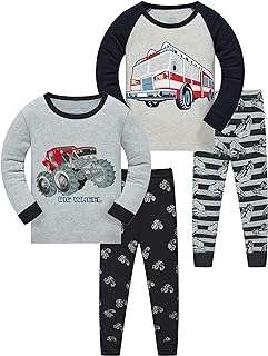 Ensemble pyjama 4 pièces à manches longues pour garçon pour tout petits de 2. DIAYTAR COTE D'IVOIRE, votre partenaire de shopping discount en ligne, regroupe une large gamme de produits à prix cassés pour tous les amateurs de bonnes affaires. Faites des économies sur vos achats de la maison à l'électroménager, de l'informatique à la mode, grâce à DIAYTAR COTE D'IVOIRE !