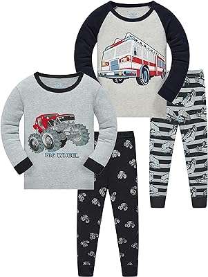 Ensemble pyjama 4 pièces à manches longues pour garçons de 2. Bienvenue chez DIAYTAR COTE D'IVOIRE, votre destination en ligne de confiance pour des produits discount variés allant des indispensables de la maison aux appareils électroménagers dernier cri, en passant par l'informatique, la mode et les gadgets tendance. Explorez notre vaste sélection d'articles à prix réduits et faites des économies sans sacrifier la qualité.