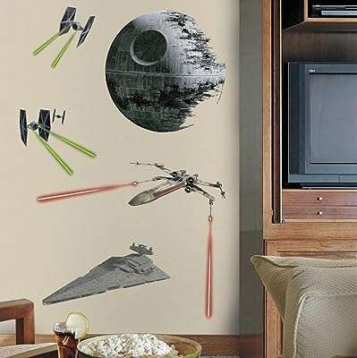 Sticker mural géant classique roommates star wars multicolore rmk3076gm
