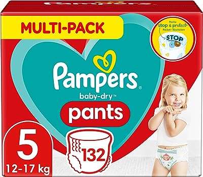 Couches pampers baby dry taille 5 132 pantalons (12 17 kg) ajustement facile pour jusqu'à. DIAYTAR COTE D'IVOIRE  - La boutique en ligne qui rend le shopping abordable! Découvrez notre sélection de produits discount, comprenant des équipements informatiques, des appareils électroménagers, des vêtements tendance et bien plus encore, tous à des prix défiant toute concurrence.