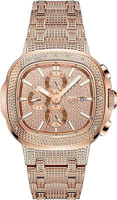 Montre à quartz jbw pour homme montre analogique avec bracelet en acier. Choisissez DIAYTAR COTE D'IVOIRE  pour des produits discount de qualité supérieure livrés directement chez vous. Que vous recherchiez des appareils électroménagers fiables, des produits informatiques performants ou des articles mode à la pointe des tendances, nous avons tout ce dont vous avez besoin à des prix abordables.