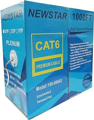 Câble newstar 100 80602 305m longueur : utp cat6 23awg diamètre 057¬±0005mm matériau du corps. DIAYTAR COTE D'IVOIRE, la boutique en ligne qui rend l'achat discount facile et accessible à tous ! Parcourez notre catalogue varié qui regorge de produits discount pour la maison, l'électroménager, l'informatique ou encore la mode. Avec nous, vous profiterez de tarifs avantageux sans compromis sur la qualité, le tout, depuis le confort de votre foyer.