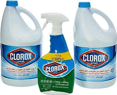 Eau de javel et désinfectant liquide clorox original 2 x 378. Découvrez DIAYTAR COTE D'IVOIRE  et préparez-vous à vivre l'expérience d'achat en ligne ultime. Notre boutique propose une gamme complète de produits discount, de la maison aux appareils électroniques, en passant par la mode, offrant ainsi des solutions abordables pour tous vos besoins.