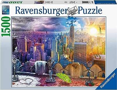 Puzzle ravensburger jour et nuit nyc skyline (1500 pièces). Faites des bonnes affaires en un clic avec DIAYTAR COTE D'IVOIRE  ! Notre boutique en ligne généraliste vous propose une large gamme de produits discount, de l'électroménager à l'informatique en passant par la mode et les gadgets. N'attendez plus pour économiser et équiper votre maison à prix réduits, sans compromis sur la qualité !