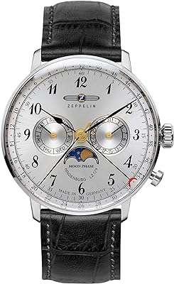 Montre zeppelin series lz129 hindenburg multifonction jour date lune argentée avec bracelet. DIAYTAR COTE D'IVOIRE  est votre complice pour des achats malins. Explorez notre boutique en ligne et dénichez des affaires incroyables sur une gamme variée de produits, allant de l'informatique à la maison en passant par la mode. Optez pour des produits de qualité à prix discount, sans compromis.