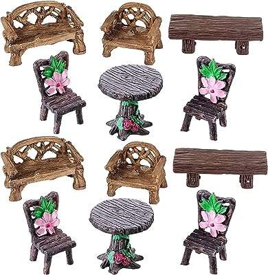 Ensemble de décoration de table et de chaise de meubles miniatures de jardin féerique siège en micro résine. Faites des économies sur tous vos achats chez DIAYTAR COTE D'IVOIRE . Notre boutique en ligne vous propose un large choix de produits discount, allant des indispensables pour la maison aux articles high-tech et aux accessoires de mode. Ne manquez pas nos offres exceptionnelles pour acheter intelligemment et à petits prix !