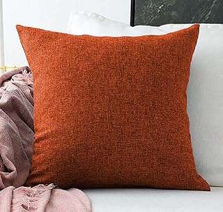 Housse de coussin en jute coty 16"x16" (orange) (paquet de 1). À la recherche de bons plans ? DIAYTAR COTE D'IVOIRE  est là pour vous ! Explorez notre sélection discount de produits pour la maison, l'électroménager et l'informatique, ainsi que des vêtements à la mode et des gadgets abordables. Des économies garanties sur tous vos achats en ligne !