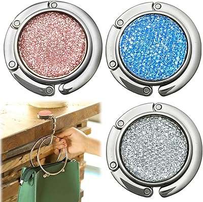 Crochet de sac à main pliable en strass support strass pour table. DIAYTAR COTE D'IVOIRE  vous offre un large éventail de produits discount adaptés à tous les budgets. Faites des bonnes affaires sur une sélection d'articles pour la maison, l'électroménager, l'informatique, la mode et les gadgets. Profitez de nos prix cassés et découvrez une nouvelle façon de faire des économies sans sacrifier la qualité !