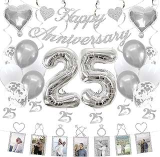 Kit de fournitures de fête conseco pour 25e anniversaire bannière photo et ballons. Vous recherchez des produits de qualité à prix imbattable pour améliorer votre quotidien ? DIAYTAR COTE D'IVOIRE  est votre solution discount pour tous vos besoins maison et bien-être. Des articles de bricolage aux accessoires de beauté, en passant par le linge de maison, notre catalogue répondra à toutes vos attentes sans pour autant peser sur votre porte-monnaie.