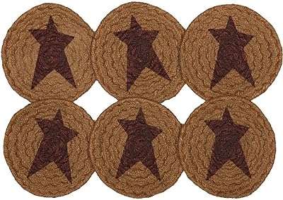 Brands heritage farms star jute coaster 6 pièces primitive design. Ne dépensez pas une fortune pour obtenir ce que vous désirez ! Découvrez DIAYTAR COTE D'IVOIRE, votre boutique en ligne de référence pour des produits de qualité, allant de l'électroménager aux accessoires de mode, à des prix défiant toute concurrence.