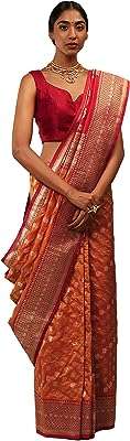 Sari tissé en soie banarasi pour femme cadeau indien traditionnel avec chemisier. Discover an endless array of discounted products at DIAYTAR COTE D'IVOIRE, your go-to destination for all things affordable. Whether it's appliances, electronics, fashionable clothing, or tech-savvy gadgets, our online store offers unbeatable deals that guarantee incredible savings without compromising on quality.