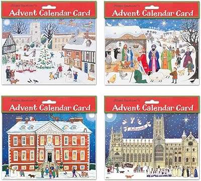 Alison gardiner pack de 4 cartes de calendrier de l'avent traditionnelles mixtes. En quête de produits discount de qualité ? DIAYTAR COTE D'IVOIRE  est là pour vous satisfaire ! Explorez notre boutique en ligne et découvrez notre vaste gamme de produits pour la maison, l'électroménager, l'informatique et la mode. Obtenez des articles de dernière tendance à des prix incroyables et faites des économies substantielles.