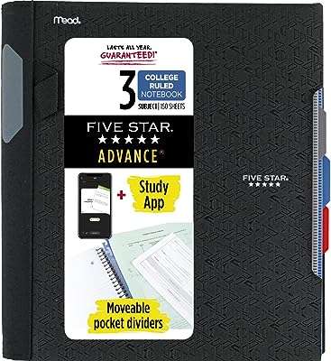 5 star advance cahier à spirale 3 sections five advance 150. À la recherche de bons plans ? Ne cherchez plus, DIAYTAR COTE D'IVOIRE  est là pour vous ! Naviguez à travers notre boutique en ligne proposant une large sélection de produits discount, des articles pour la maison à l'électroménager, en passant par l'informatique, la mode et les gadgets branchés.