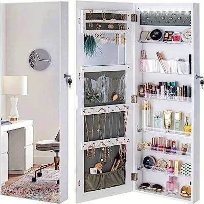 Yokukini armoire à bijoux led avec porte et mur miroir de courtoisie. Besoin de renouveler votre électroménager à petit prix ? Rendez-vous sur DIAYTAR COTE D'IVOIRE, la référence en ligne pour des produits de qualité à prix discount. Avec notre sélection diversifiée, vous trouverez facilement l'équipement parfait pour votre maison, sans vous ruiner.