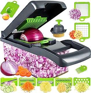 Trancheuse de légumes multifonctionnelle professionnelle 13 en 1 trancheuse cuisine avec 8. DIAYTAR COTE D'IVOIRE, le choix parfait pour tous les chasseurs de bonnes affaires. Plongez dans notre boutique en ligne et explorez notre large sélection d'articles discount, comprenant tout, des articles pour la maison à l'électroménager, en passant par l'informatique, la mode et les gadgets. Faites des économies substantielles sans sacrifier la qualité et donnez une nouvelle dimension à votre expérience de shopping en ligne.