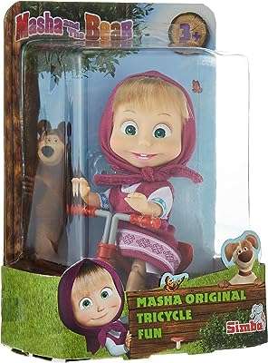 Poupée et tricycle masha et l'ours 12 cm de haut. DIAYTAR COTE D'IVOIRE, la boutique en ligne qui allie qualité et prix réduits. Parcourez notre sélection de produits discount, de la maison à l'électroménager en passant par l'informatique, la mode et les gadgets, et profitez de bonnes affaires sans compromettre votre budget !