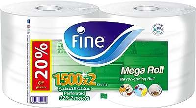 Torchon de cuisine stérile fin 325 mètres grand rouleau paquet de 2. DIAYTAR COTE D'IVOIRE, votre partenaire de shopping discount en ligne, regroupe une large gamme de produits à prix cassés pour tous les amateurs de bonnes affaires. Faites des économies sur vos achats de la maison à l'électroménager, de l'informatique à la mode, grâce à DIAYTAR COTE D'IVOIRE !