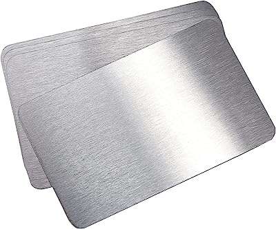 Nbeads 8 pièces cartes de visite en métal 335" x 22". Vous cherchez des produits discount sans compromis sur la qualité ? DIAYTAR COTE D'IVOIRE  répond à vos attentes en offrant une large gamme d'articles pour tous les besoins, des appareils électroménagers aux gadgets dernier cri. Explorez notre catalogue en ligne et trouvez tout ce dont vous avez besoin à prix cassés.