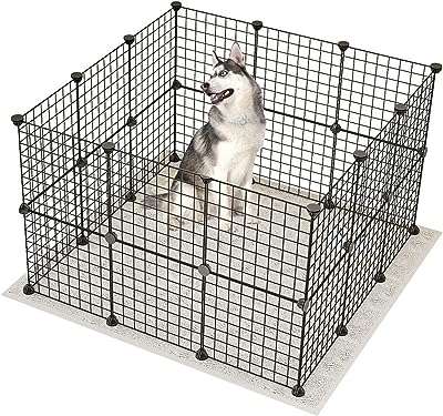 Beauenty 24 panneaux parc pour animaux de compagnie portable intérieur cage. Trouvez les meilleurs bons plans chez DIAYTAR COTE D'IVOIRE, le go-to store en ligne pour tous vos besoins discount. Explorez notre large gamme de produits, des vêtements à la mode aux gadgets high-tech, et profitez de prix imbattables sans sacrifier la qualité !