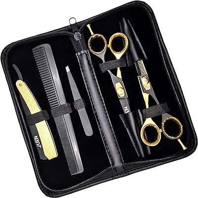 Ensemble de ciseaux de coupe de cheveux professionnels droits peigne à amincissants. Faites des économies sans sacrifier la qualité avec DIAYTAR COTE D'IVOIRE . Notre boutique en ligne propose une immense variété de produits discount, allant des appareils électroménagers aux vêtements tendance et aux gadgets les plus populaires. Trouvez tout ce dont vous avez besoin à des prix incroyables !