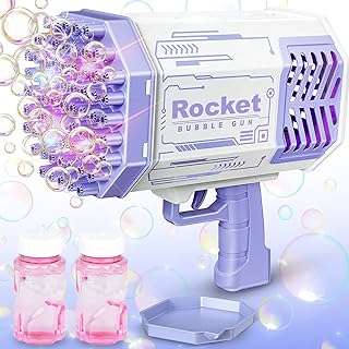 Pistolet à bulles violet amélioré 69 trous avec lumières de résolution de bulles pistolet pour enfants. Rendez votre shopping en ligne encore plus satisfaisant avec DIAYTAR COTE D'IVOIRE . Notre boutique propose une grande variété de produits discount pour tous les aspects de votre vie, de l'équipement de la maison aux gadgets à la mode. Profitez de nos prix compétitifs et trouvez des offres incroyables sur tous vos achats !