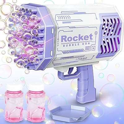 Pistolet à bulles violet amélioré 69 trous avec lumières pour enfants adultes fabricant de grande. Plongez dans l'univers de DIAYTAR COTE D'IVOIRE, votre boutique en ligne généraliste spécialisée dans les produits discount. Explorez notre large variété d'articles allant de la maison à l'électroménager, en passant par l'informatique, la mode et les gadgets, le tout à des prix défiant toute concurrence. Profitez de notre expertise en matière de bonnes affaires et réalisez des économies significatives.