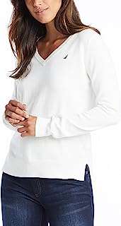 Pull nautica effortless j class à manches longues et col en v pour femme. Découvrez DIAYTAR COTE D'IVOIRE, votre nouvelle destination pour des achats discount en ligne. Parcourez notre large assortiment de produits allant des articles pour la maison aux appareils électroniques, en passant par la mode et les gadgets, et bénéficiez de réductions incroyables. Ne cherchez plus ailleurs, nous avons tout ce qu'il vous faut à des prix compétitifs.