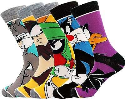 Chaussettes drôles de dessin animé pour hommes paquet de 5 chaussettes colorées en coton. Envie de faire de bonnes affaires ? Optez pour DIAYTAR COTE D'IVOIRE, votre destination en ligne pour des produits discount de la maison à l'informatique, vous offrant des réductions exclusives sur une large sélection d'articles.