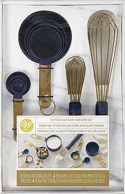 Ensemble d'ustensiles de cuisine wilton mix and measure 10 pièces bleu. DIAYTAR COTE D'IVOIRE, le paradis du shopping en ligne à prix discount ! Naviguez à travers notre large gamme de produits discount soigneusement sélectionnés pour votre maison, votre cuisine, votre dressing et bien plus encore. Faites de bonnes affaires et offrez-vous les dernières tendances à petits prix, tout en restant à l'affût des nouveautés.