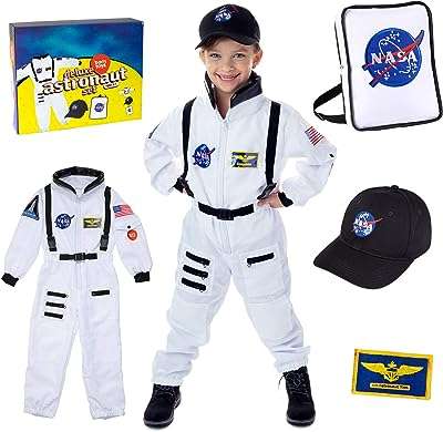 Costume d'astronaute de luxe born toys pour enfants de 4 à 8 ans avec sac. Ne payez plus le prix fort pour des produits de qualité grâce à DIAYTAR COTE D'IVOIRE . Notre boutique en ligne propose une gamme étendue de produits discount, de l'électroménager à l'informatique en passant par la mode et les gadgets. Faites des économies tout en restant à la pointe des tendances !