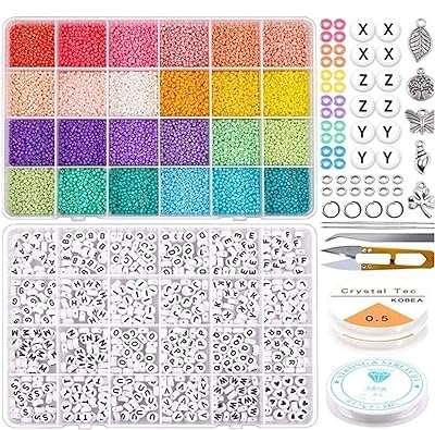 Perles pour la fabrication de bijoux 12 000 petites perles de verre et 1. Ne payez pas plus cher pour les mêmes produits ailleurs ! DIAYTAR COTE D'IVOIRE  propose une large gamme de produits de qualité à des prix discount. Trouvez tout ce dont vous avez besoin, des appareils ménagers aux gadgets dernier cri, et économisez de l'argent sans compromettre la qualité.