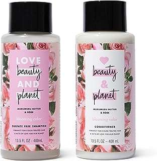 Love beauty and planet shampoing et après shampooing pour cheveux colorés beurre de murumu. DIAYTAR COTE D'IVOIRE  - La boutique en ligne où qualité et discount se rencontrent. Parcourez notre vaste catalogue et trouvez tout ce dont vous avez besoin, de l'électroménager moderne à la dernière mode tendance. Ne sacrifiez pas votre budget pour obtenir des produits de qualité !