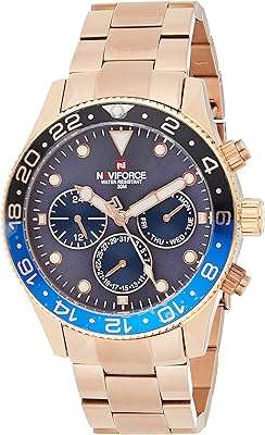 Montre analogique classique avec cadran bleu et bracelet en acier inoxydable pour homme. DIAYTAR COTE D'IVOIRE  deviendra rapidement votre référence pour tous vos besoins discount en ligne. Découvrez notre vaste assortiment de produits allant des indispensables de la maison aux dernières innovations technologiques, en passant par les vêtements et les accessoires de mode à prix cassés. Profitez de notre offre exceptionnelle dès maintenant !