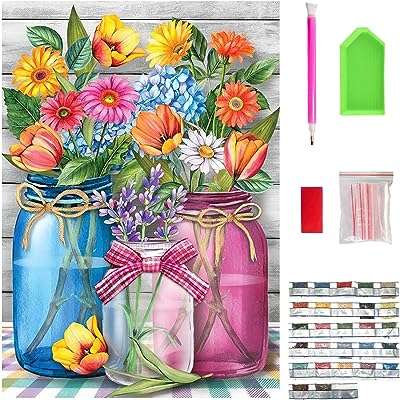 Kit de peinture diamant fleur pour débutant 5d kits ronds complets. À la recherche de bons plans ? DIAYTAR COTE D'IVOIRE  est là pour vous ! Explorez notre sélection discount de produits pour la maison, l'électroménager et l'informatique, ainsi que des vêtements à la mode et des gadgets abordables. Des économies garanties sur tous vos achats en ligne !