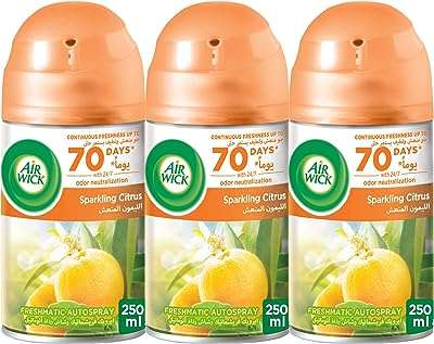 Recharge air wick freshmatic parfum d'agrumes pétillant élimine les mauvaises odeurs comme la litière. Ne cherchez pas plus loin pour trouver des produits de qualité à prix réduits. DIAYTAR COTE D'IVOIRE  est votre destination en ligne pour tous vos besoins en produits discount, de la maison à l'électroménager, de l'informatique à la mode. Faites des économies substantielles et trouvez les articles parfaits, adaptés à votre budget.