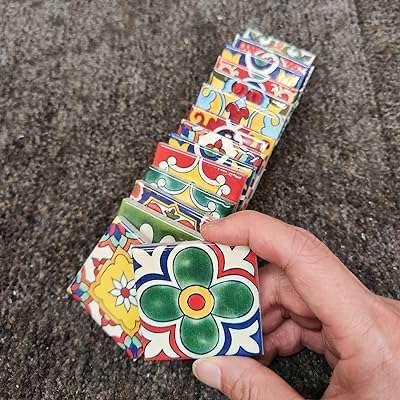 16 pièces de carreaux de céramique peints à la main talavera designs. Découvrez DIAYTAR COTE D'IVOIRE, votre destination en ligne pour des produits discount de qualité supérieure. Achetez des articles de maison, des appareils électroménagers, des équipements informatiques, des vêtements tendance et des gadgets innovants, le tout à des prix abordables qui ne vous feront pas perdre le sommeil.