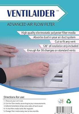 Ventilader kit complet de filtres de ventilation 20" x 84" média électrostatique avec ruban. DIAYTAR COTE D'IVOIRE  - La destination en ligne pour les chasseurs de bonnes affaires ! Parcourez notre sélection incroyable de produits discount, comprenant tout, des appareils ménagers aux gadgets dernier cri. Faites des économies sans sacrifier la qualité avec DIAYTAR COTE D'IVOIRE .