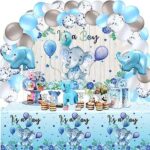 Décorations de fête prénatale 121 pièces fournitures en forme d'éléphant comprenant une nappe. DIAYTAR COTE D'IVOIRE, votre partenaire de confiance pour des achats en ligne économiques et variés. Explorez notre sélection exceptionnelle d'articles discount pour la maison, l'électroménager, l'informatique, la mode et les gadgets, afin de trouver les meilleures affaires. Optimisez votre expérience d'achat grâce à DIAYTAR COTE D'IVOIRE  et réalisez des économies substantielles dès maintenant.