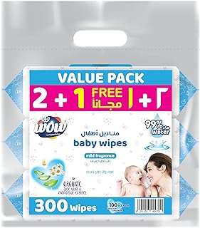 Lingettes pour bébé wow extra épaisses 100 unités 2 + 1 paquet paquet de 300. Ne cherchez plus ailleurs, DIAYTAR COTE D'IVOIRE  est là pour vous offrir des produits à prix cassés. Parcourez notre boutique en ligne et découvrez notre large sélection de produits allant de la maison à l'électroménager, de l'informatique à la mode. Profitez de nos prix discount exceptionnels pour réaliser de grandes économies.